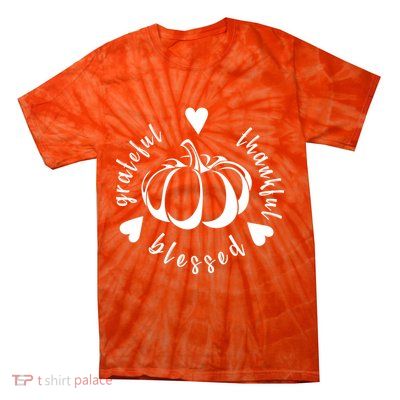 Grateful Faithful Blessed Tie-Dye T-Shirt