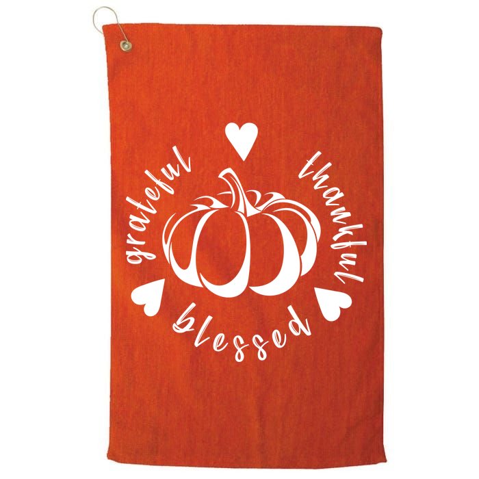 Grateful Faithful Blessed Golf Towel