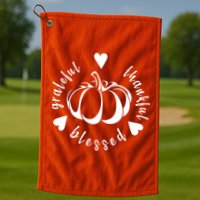 Grateful Faithful Blessed Golf Towel