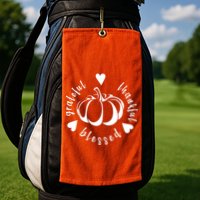 Grateful Faithful Blessed Golf Towel