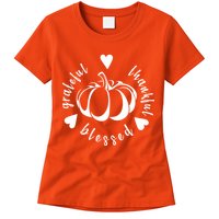 Grateful Faithful Blessed Womens T-Shirt