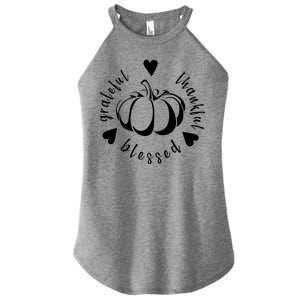 Grateful Faithful Blessed Women's Perfect Tri Rocker Tank