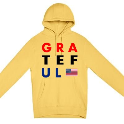 Grateful for America Premium Pullover Hoodie