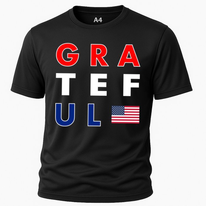 Grateful for America Cooling Performance Crew T-Shirt