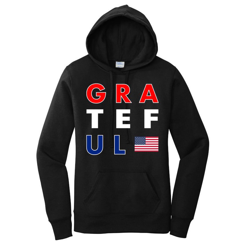 Grateful for America Women's Pullover Hoodie