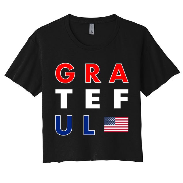 Grateful for America Crop Top