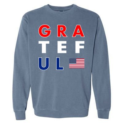 Grateful for America Garment-Dyed Sweatshirt