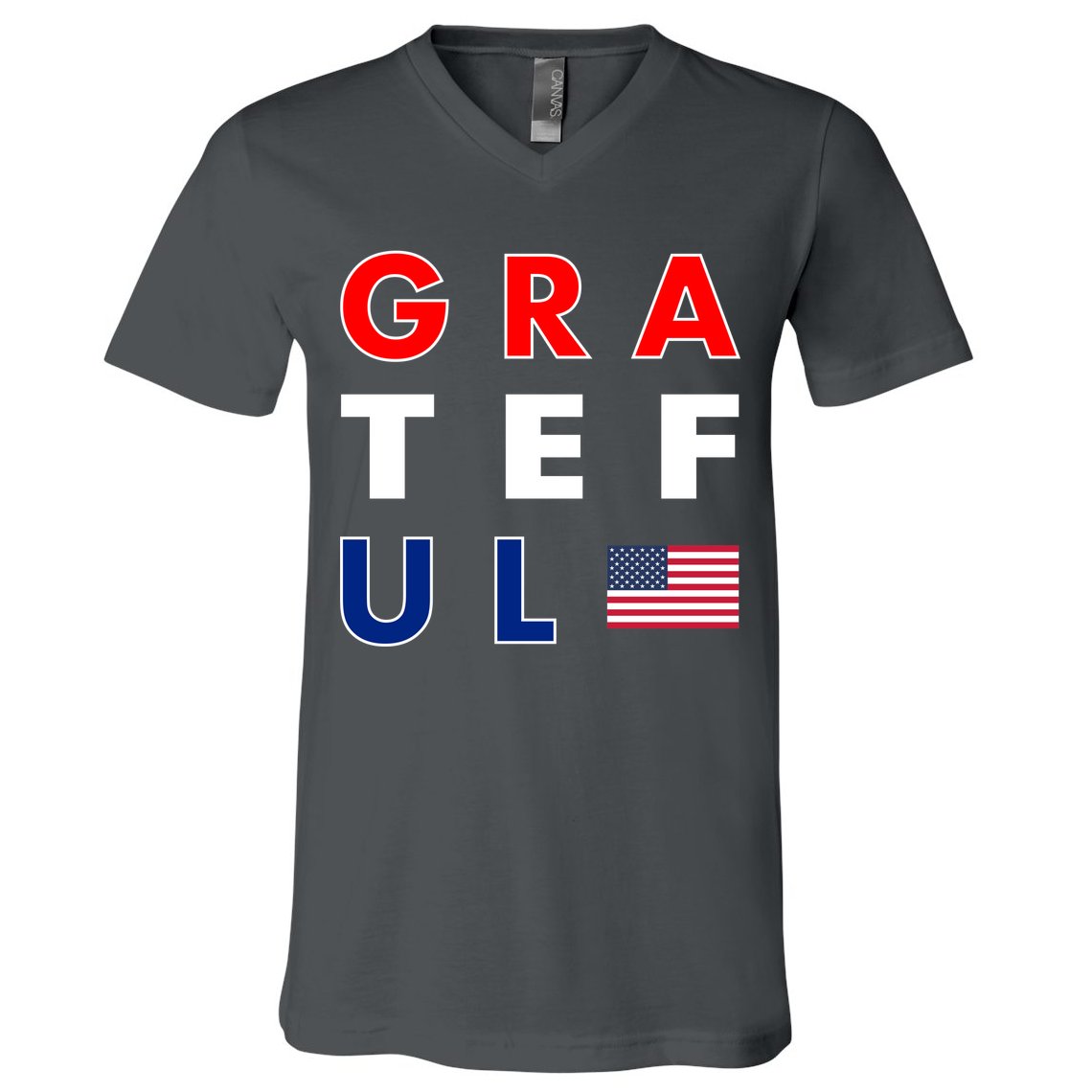 Grateful for America V-Neck T-Shirt