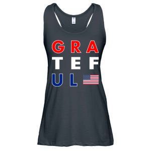 Grateful for America Ladies Essential Flowy Tank