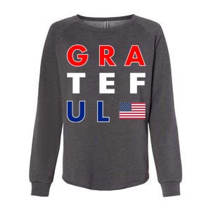 Grateful for America Womens California Wash Sweatshirt