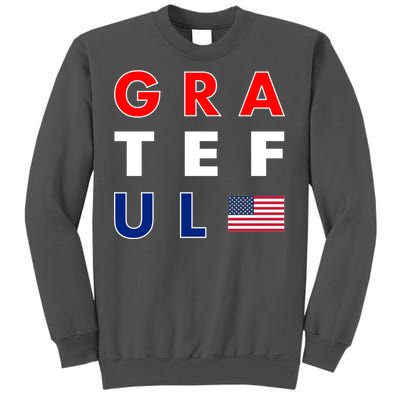 Grateful for America Tall Sweatshirt