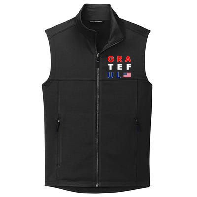 Grateful for America Collective Smooth Fleece Vest