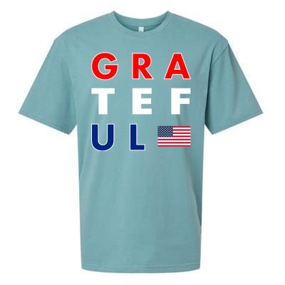 Grateful for America Sueded Cloud Jersey T-Shirt