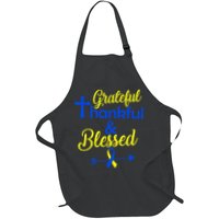 Grateful Thankful & Blessed Down Syndrome Apron