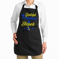 Grateful Thankful & Blessed Down Syndrome Apron