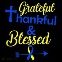 Grateful Thankful & Blessed Down Syndrome Mesh Reversible Basketball Jersey Tank
