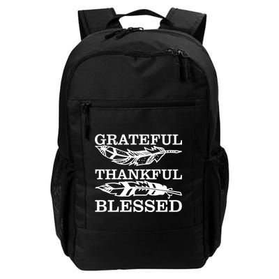 Grateful Thankful And Blessed Backpack