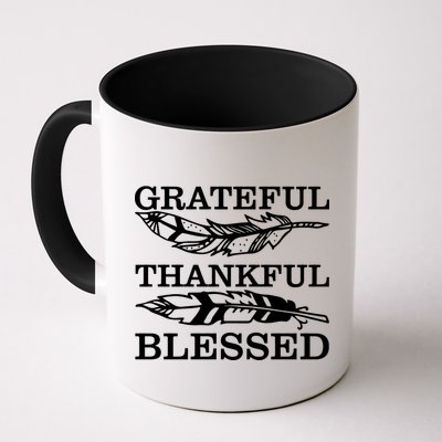 Grateful Thankful And Blessed Mug