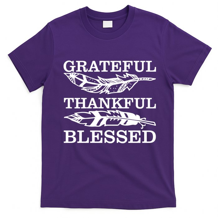 Grateful Thankful And Blessed T-Shirt