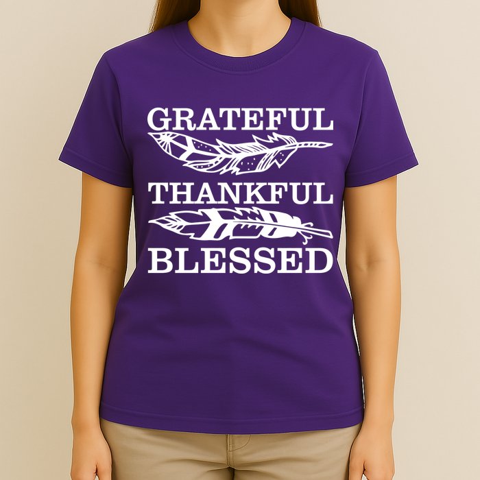 Grateful Thankful And Blessed T-Shirt