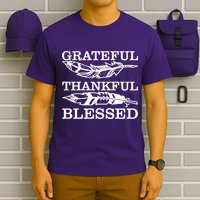 Grateful Thankful And Blessed T-Shirt