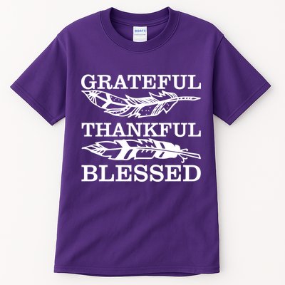 Grateful Thankful And Blessed Tall T-Shirt