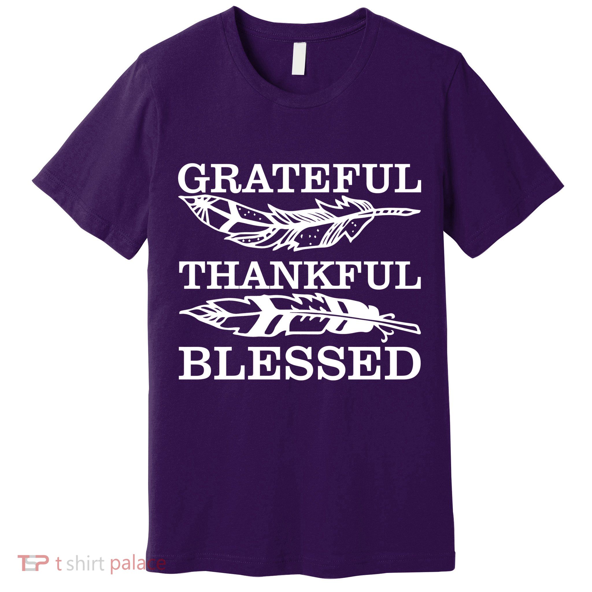 Grateful Thankful And Blessed Premium T-Shirt