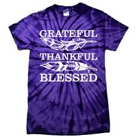 Grateful Thankful And Blessed Tie-Dye T-Shirt