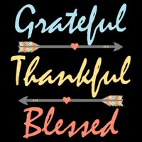 Grateful Thankful Blessed Colorful Thanksgiving Backpack
