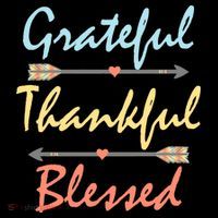 Grateful Thankful Blessed Colorful Thanksgiving Wool Snapback Cap