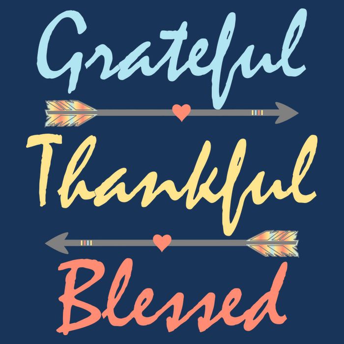 Grateful Thankful Blessed Colorful Thanksgiving Flatbill Hat