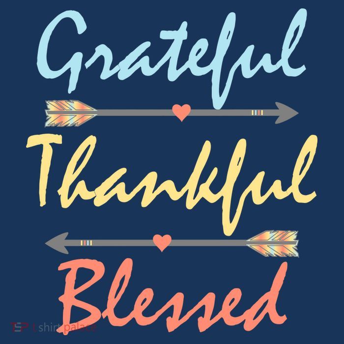 Grateful Thankful Blessed Colorful Thanksgiving Mousepad