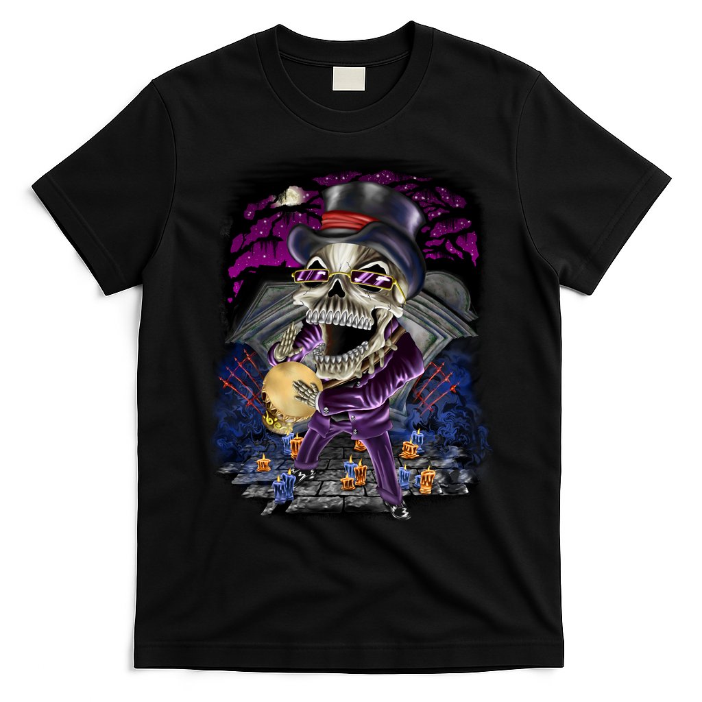 Graveyard Death Skull T-Shirt