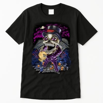 Graveyard Death Skull Tall T-Shirt