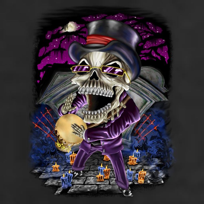 Graveyard Death Skull Adult Drive Performance Visor