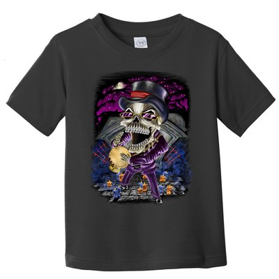Graveyard Death Skull Toddler T-Shirt