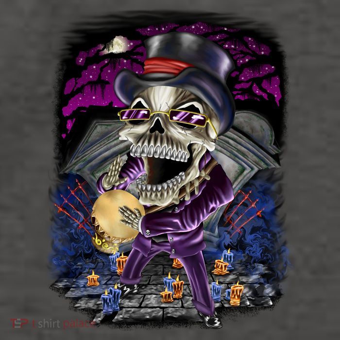 Graveyard Death Skull Vector Backpack