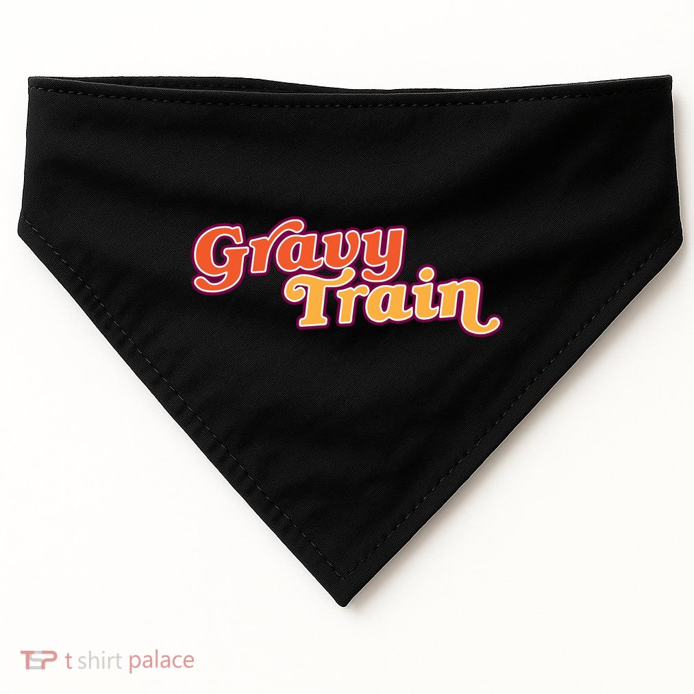 Gravy Train Retro Thanksgiving USA-Made Doggie Bandana