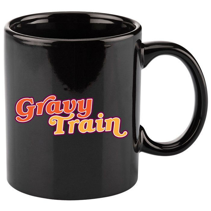 Gravy Train Retro Thanksgiving 11oz C Handle Ceramic Mug