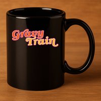 Gravy Train Retro Thanksgiving 11oz C Handle Ceramic Mug