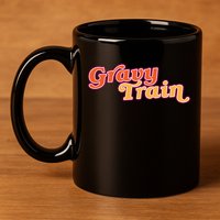 Gravy Train Retro Thanksgiving 11oz C Handle Ceramic Mug
