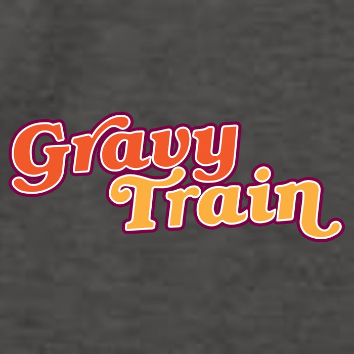 Gravy Train Retro Thanksgiving Vector Backpack