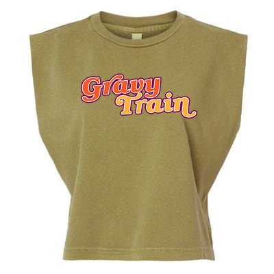 Gravy Train Retro Thanksgiving Garment-Dyed Women's Muscle Tee