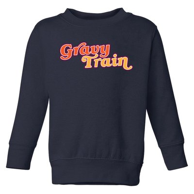 Gravy Train Retro Thanksgiving Toddler Sweatshirt