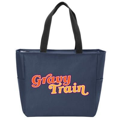 Gravy Train Retro Thanksgiving Zip Tote Bag