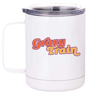 Gravy Train Retro Thanksgiving 12 oz Stainless Steel Tumbler Cup