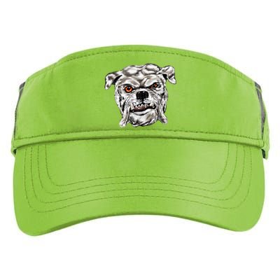 Gray Bulldog Adult Drive Performance Visor