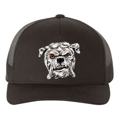 Gray Bulldog Yupoong Adult 5-Panel Trucker Hat