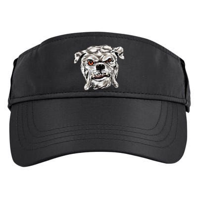 Gray Bulldog Adult Drive Performance Visor