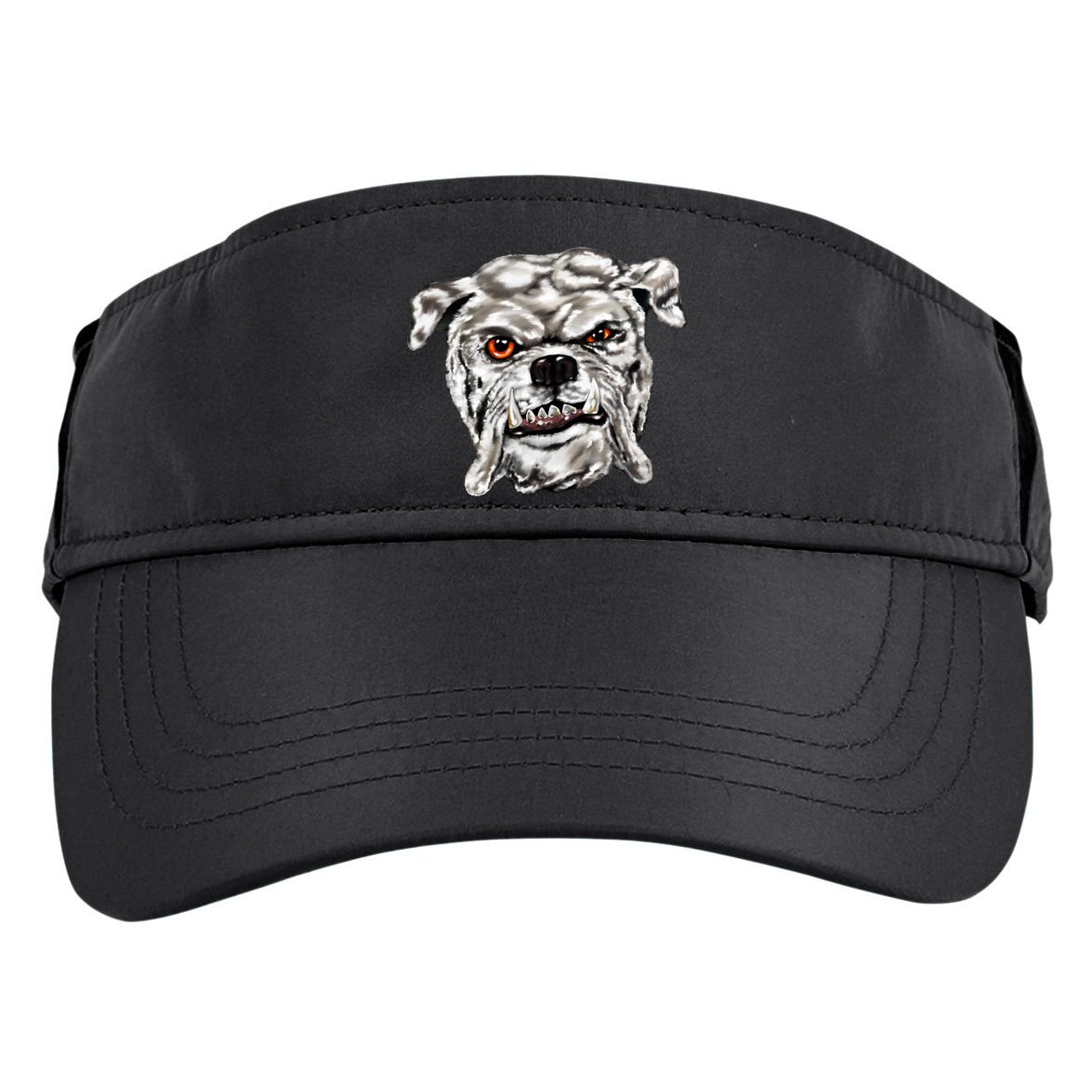 Gray Bulldog Adult Drive Performance Visor